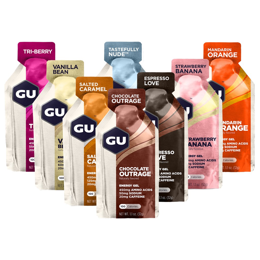 GU Energy Assorted Fruity Flavors Kosher Energy Gels,, 48 OFF