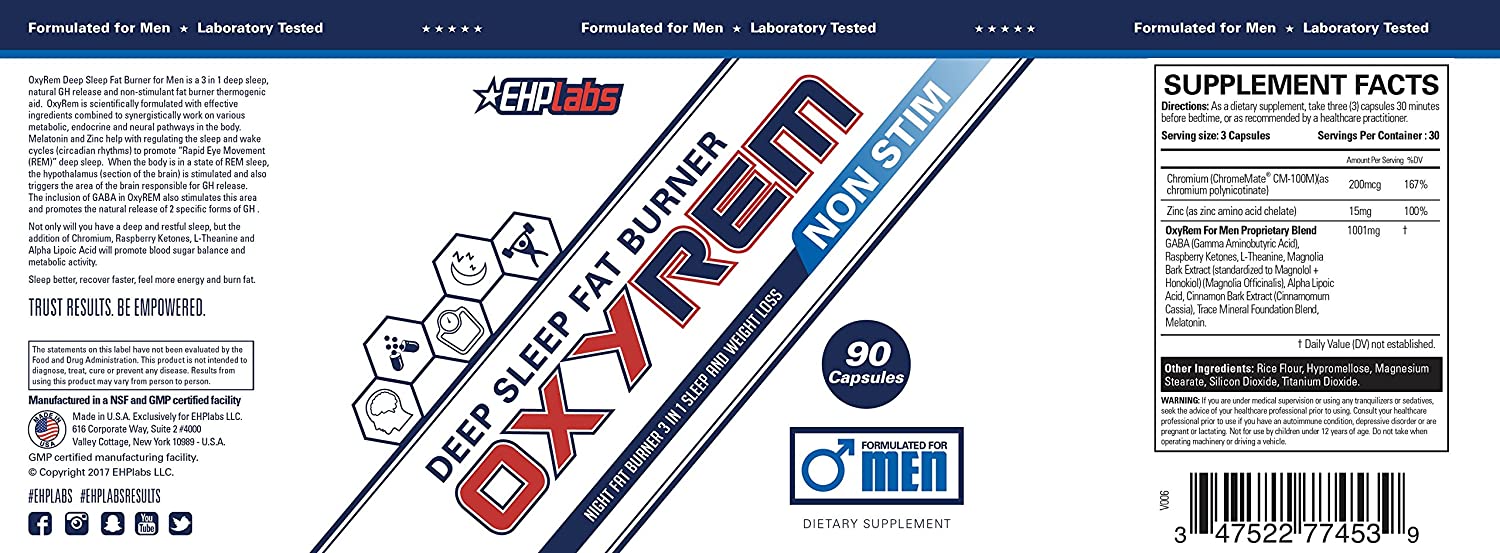 EHPLABS OXYREM MEN 90 CAPSULES - Image 2