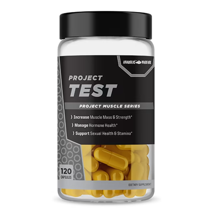 ANABOLIC WARFARE PROJECT TEST 120 CAPSULES