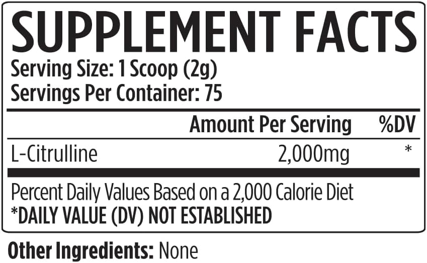 Vmi Sports Citrulline 75 Servings Unflavored - Image 2