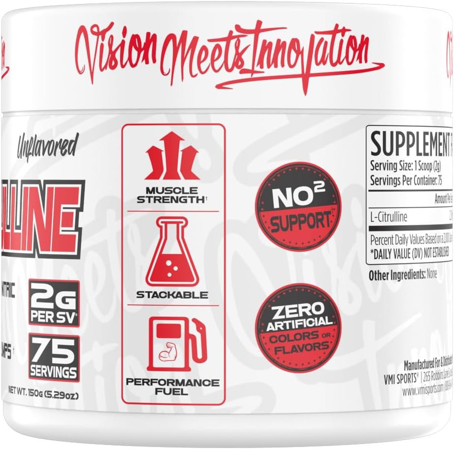Vmi Sports Citrulline 75 Servings Unflavored - Image 4