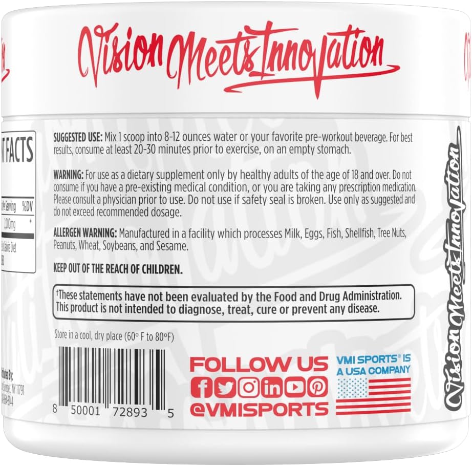 Vmi Sports Citrulline 75 Servings Unflavored - Image 5
