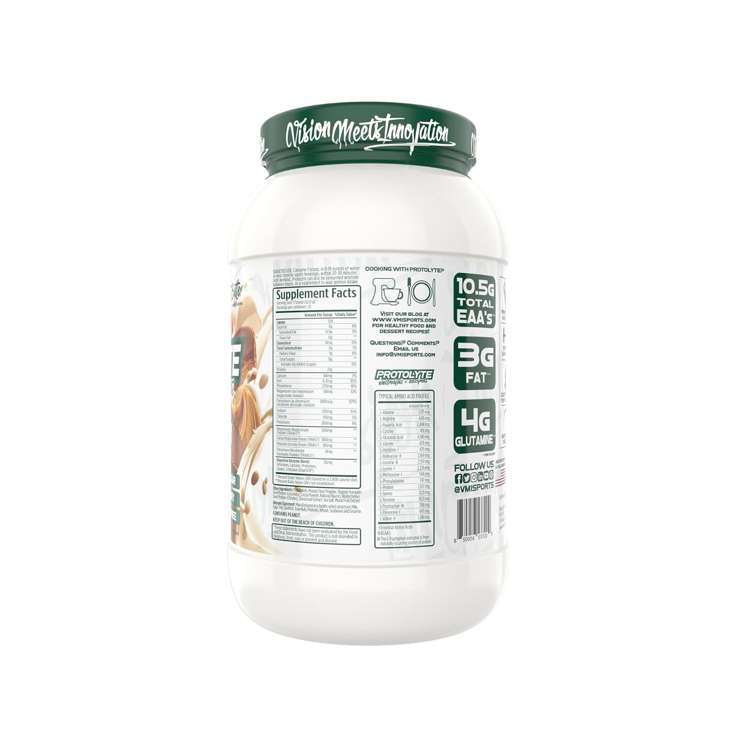 Vmi Sports Protolyte Plant Protein 1.7 Lbs - Image 2
