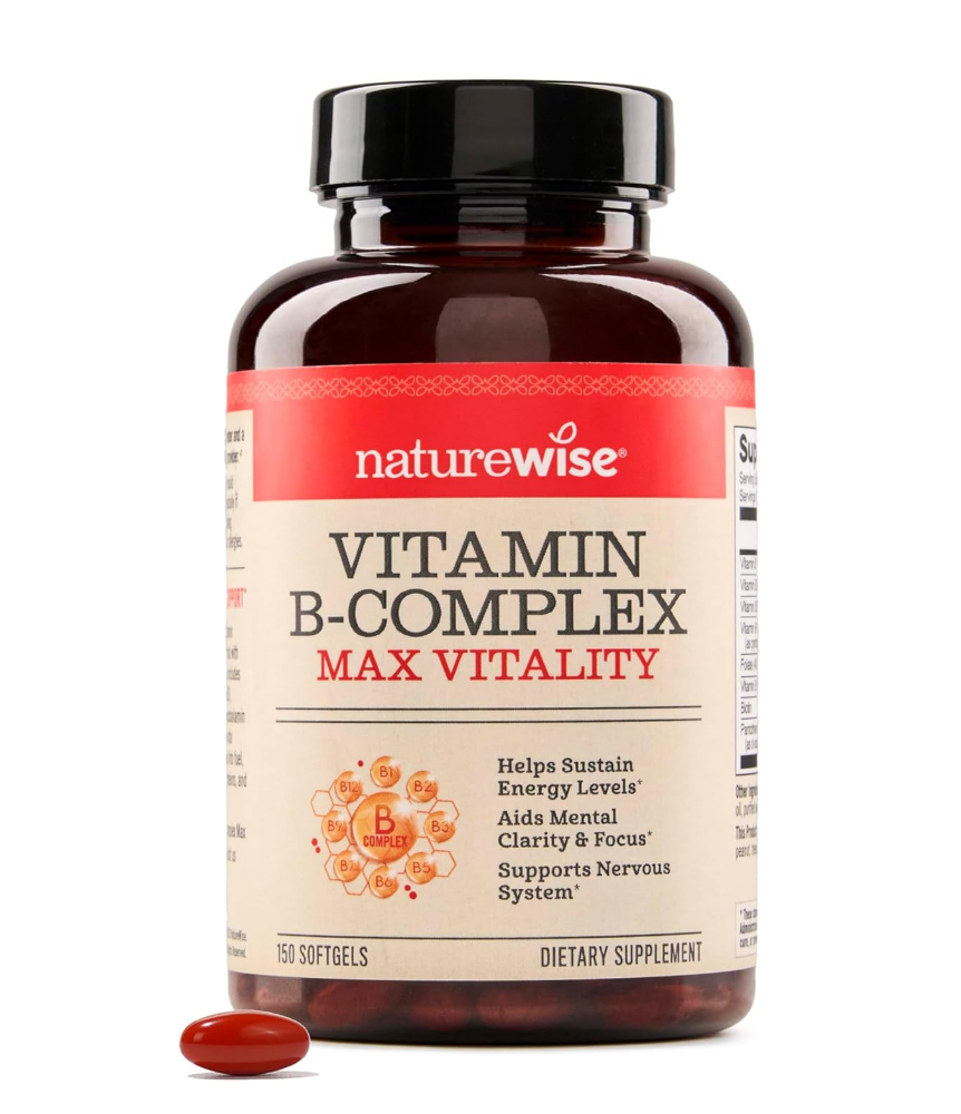 Naturewise Vitamin B-Complex Max Vitality 150 Softgels
